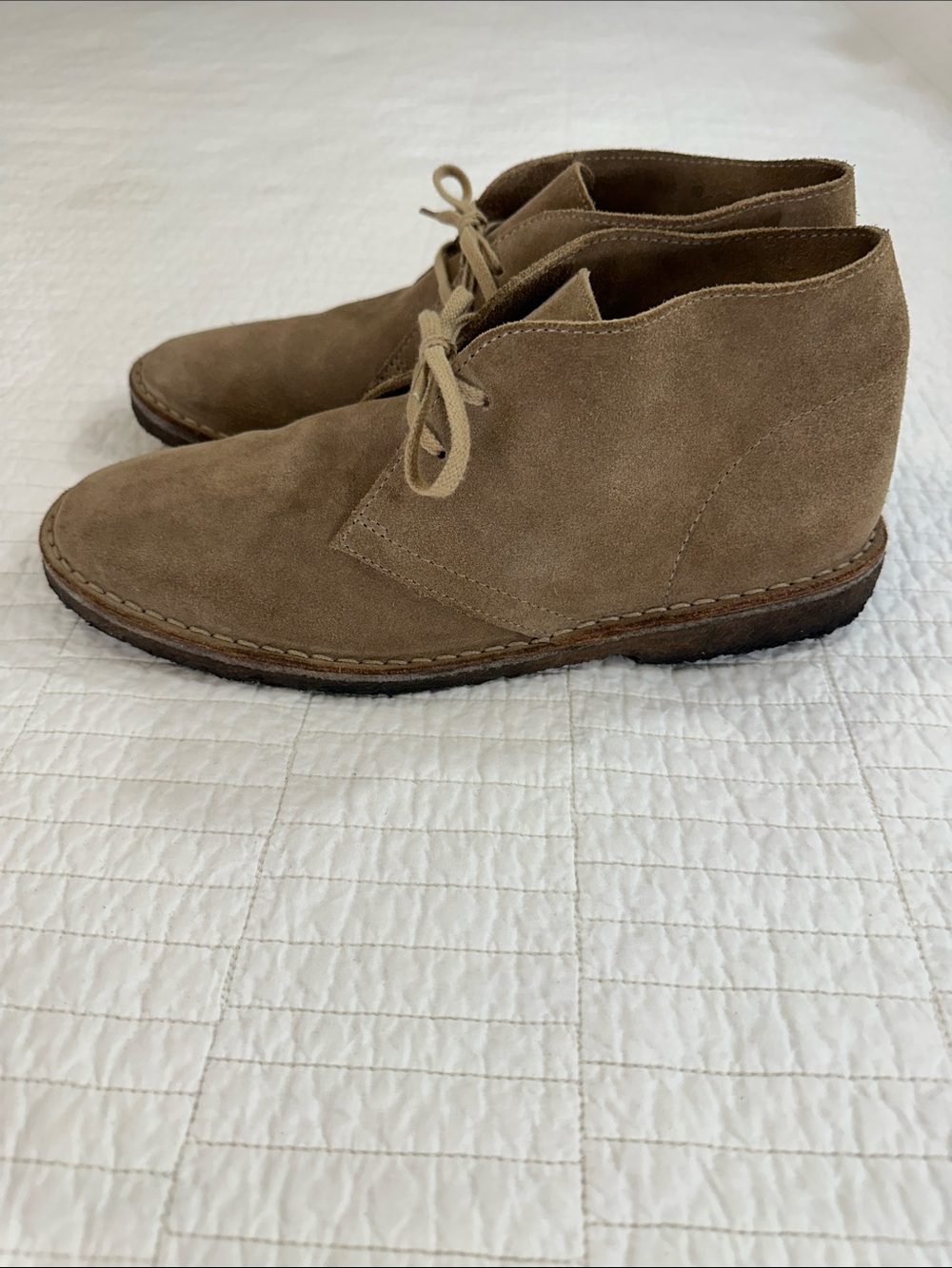 J. Crew Unisex 1990 MacAlister Boots in Suede Sand